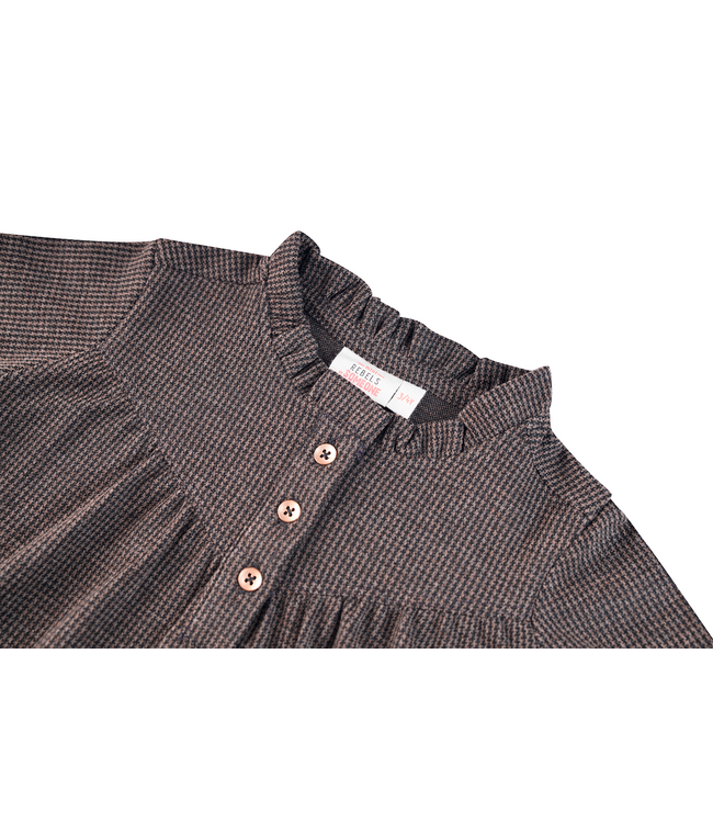 FW Mini Rebels: Jurk Ruby 8000062 (Light brown)