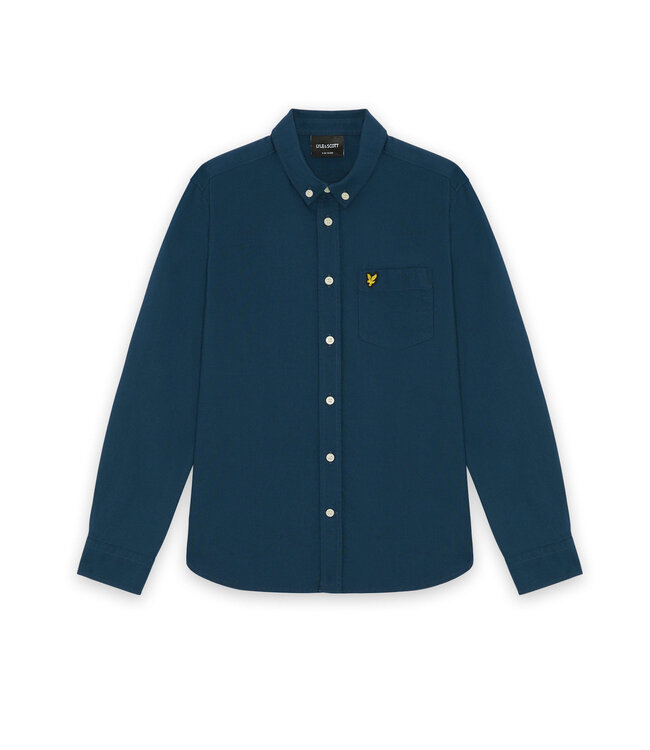 FW Lyle&Scott: Hemd Oxford LWB2106VT (Aegean blue)