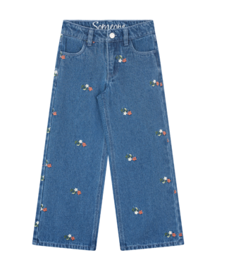 Someone FW Someone: Broek Nora 100222 (Denim blue)