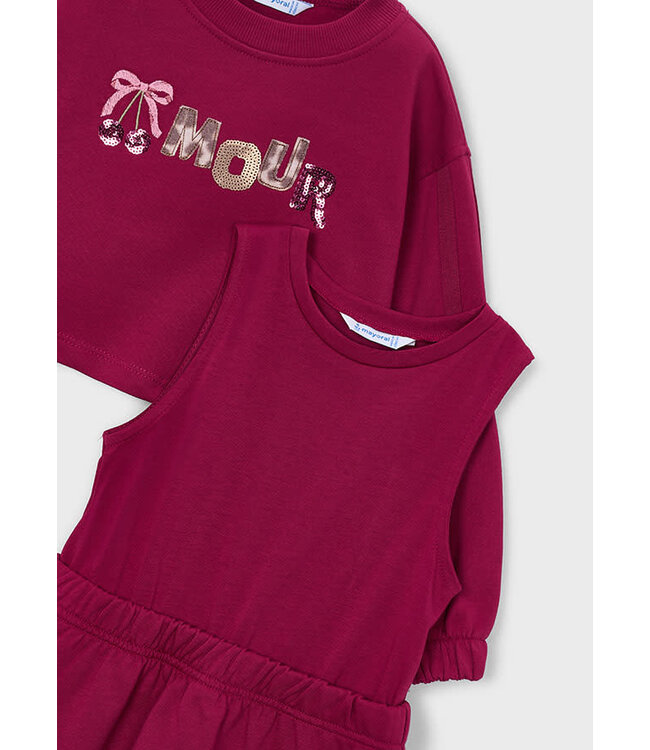 FW Mayoral: Jurk 4917 (Cherry)