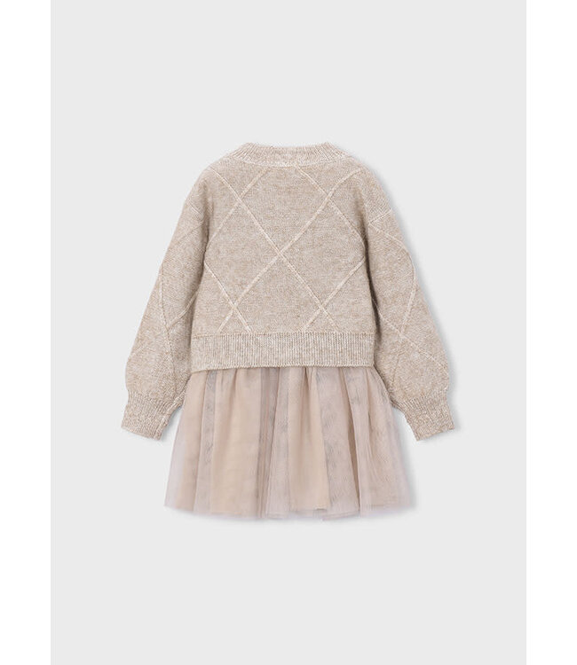 FW Mayoral: Jurk 4927 (Beige vigo)