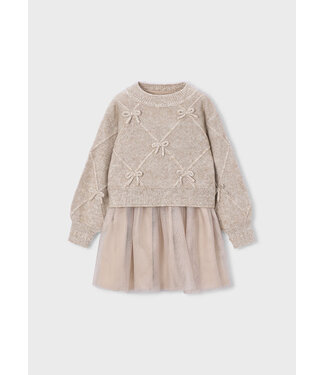 Mayoral FW Mayoral: Jurk 4927 (Beige vigo)