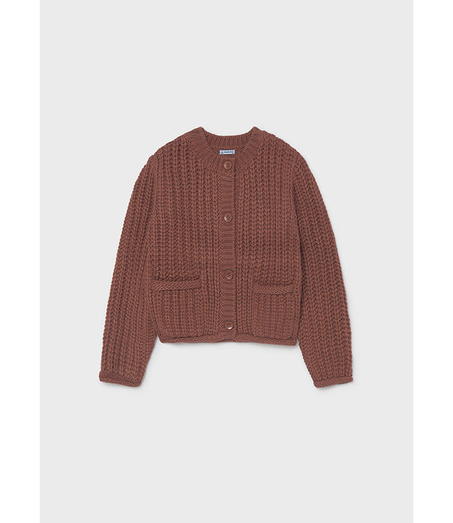 FW Mayoral: Cardigan 7344 (Brick red)