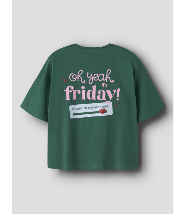 FW Name it: T-shirt LTOM 13258998 (Evergreen)