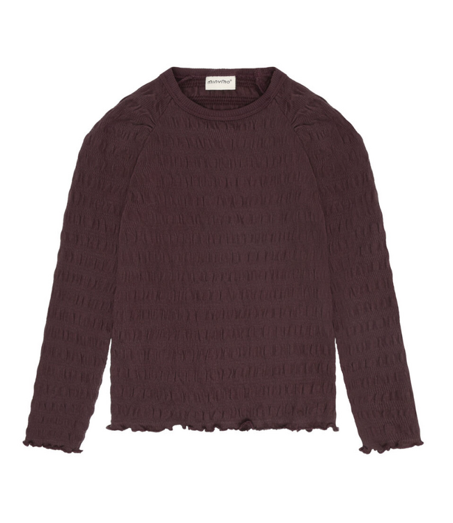 Minymo FW Minymo: Longsleeve 124435 (Bruin)
