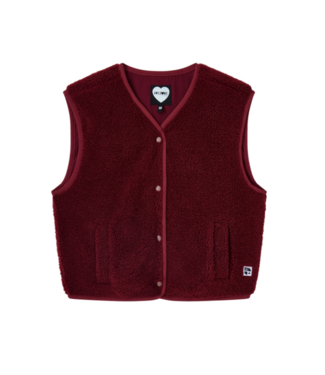 Awesome FW Awesome: Teddy vest Nina 500207 (Dark bordeaux)