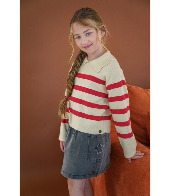 FW Like Flo: Rokje Semmie 5708 (Grey denim)
