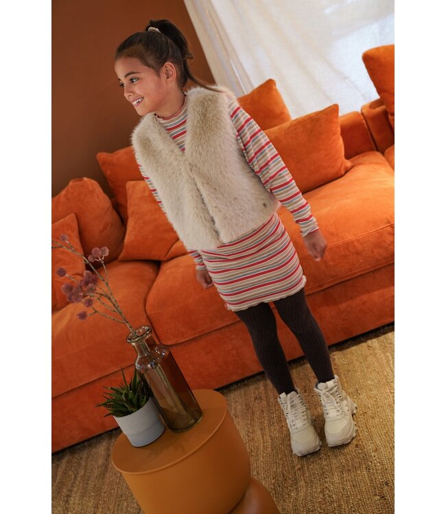 FW Like Flo: Jurk Meef 5804 (Lurex Stripe)