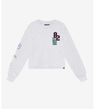 Indian Blue Jeans FW Indian Blue Jeans: Sweater 970968 (Grey White Melange)