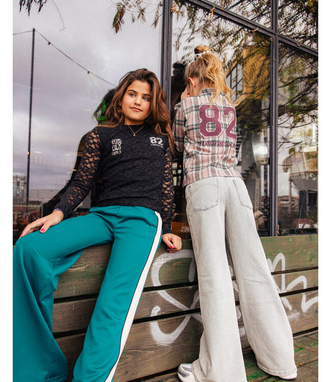 FW Indian Blue Jeans: Longsleeve Lace 970954 (Black)