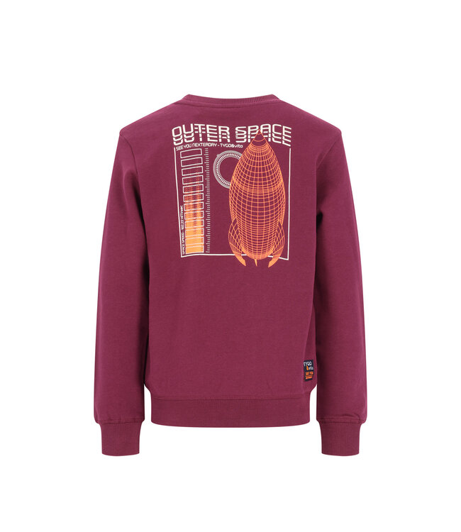 FW TYGO&vito: Sweater Silver 6311 (Merlot)