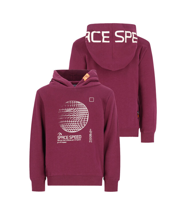 FW TYGO&vito: Hoodie Hoby 6336 (Merlot)