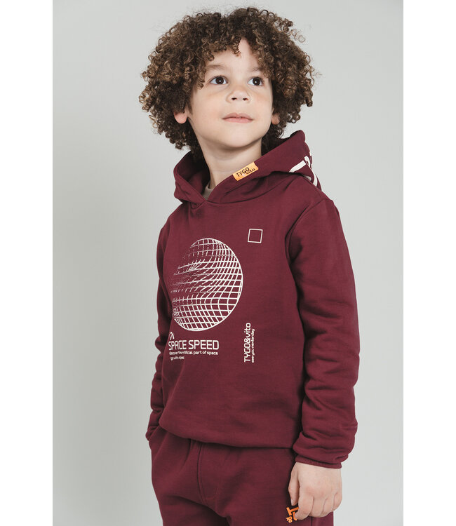 FW TYGO&vito: Hoodie Hoby 6336 (Merlot)