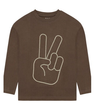 Minymo FW Minymo: Longsleeve 134402 (Chocolate chip)
