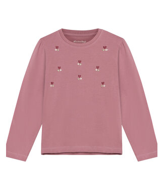 Minymo FW Minymo: Longsleeve 124510 (Nostalgia Rose)