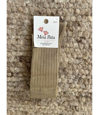 Meia Pata Meia Pata: Kniekous Rib Camel