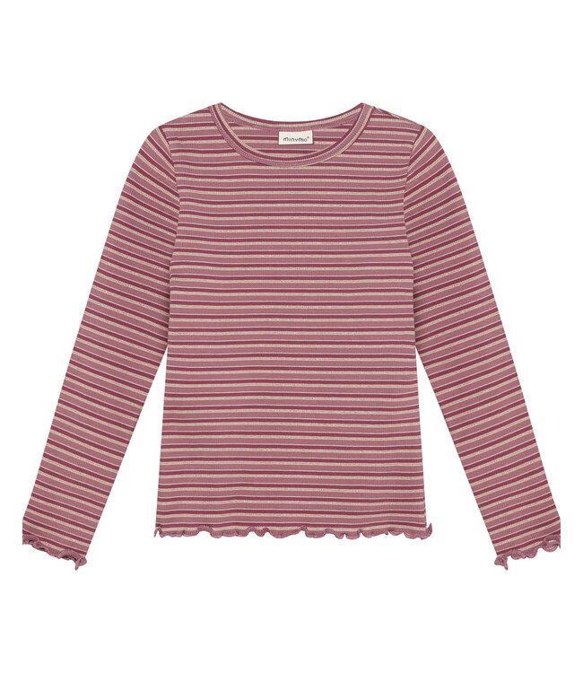 FW Minymo: Longsleeve Rib 124511 (Nostalgia Rose)