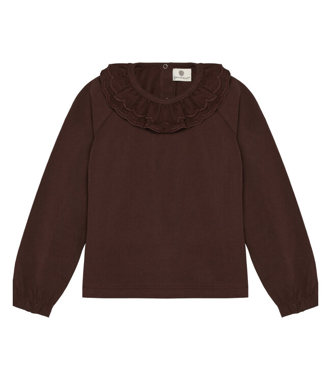 En Fant FW En Fant: Longsleeve 220641 (Deep Mahogany)
