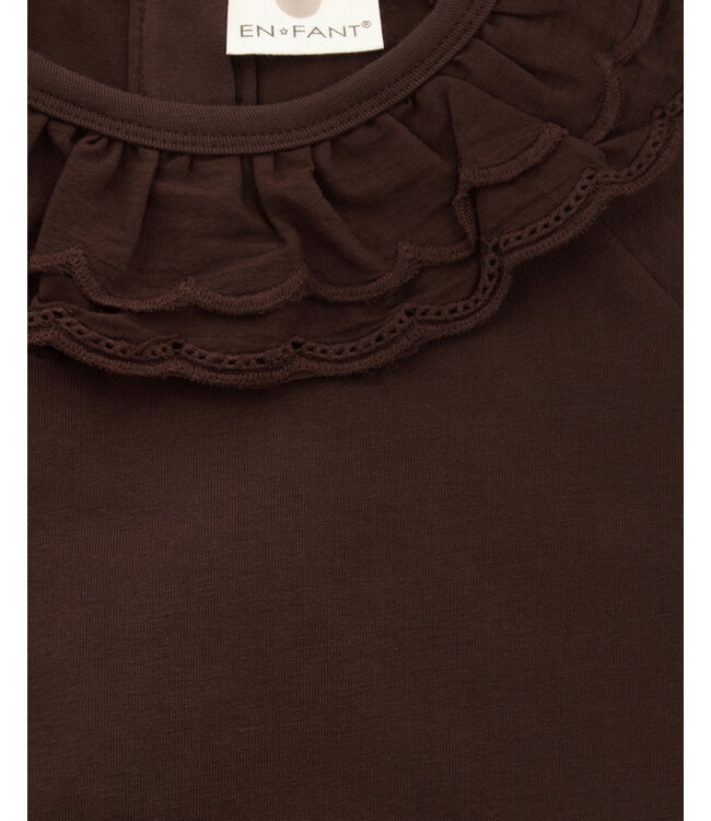 FW En Fant: Longsleeve 220641 (Deep Mahogany)