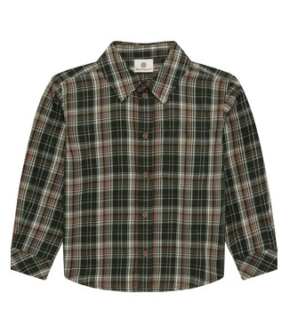 En Fant FW En Fant: Hemd 230651 (Kombu green)