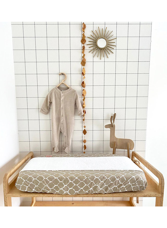 Changing pad cover Once upon a dream Sand