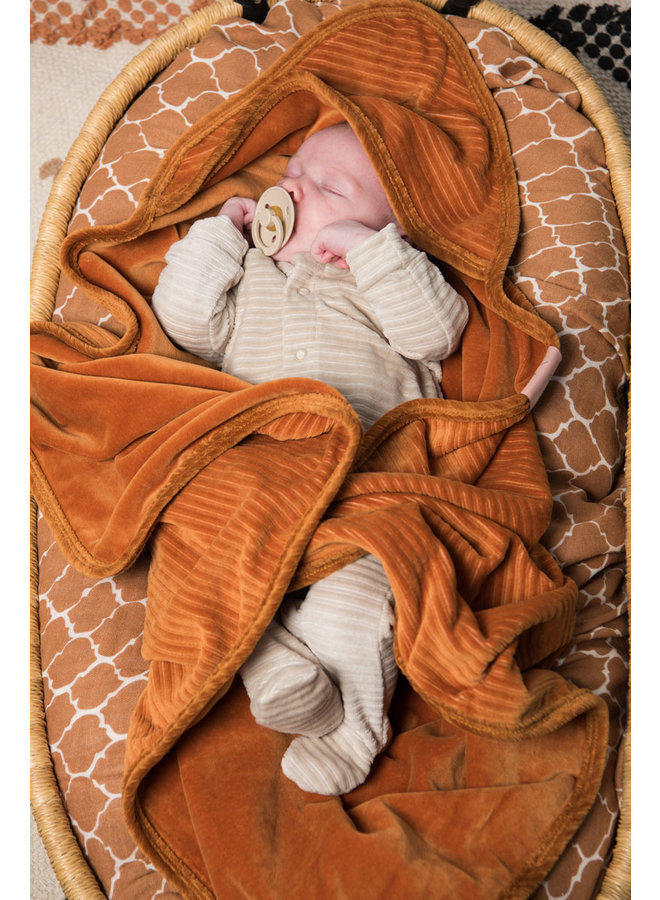 Swaddle 120x120 cm Once upon a dream Hazel brown