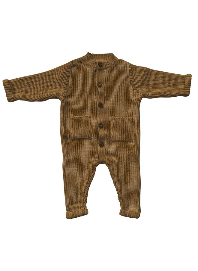 Playsuit 74/80 Knit Olive