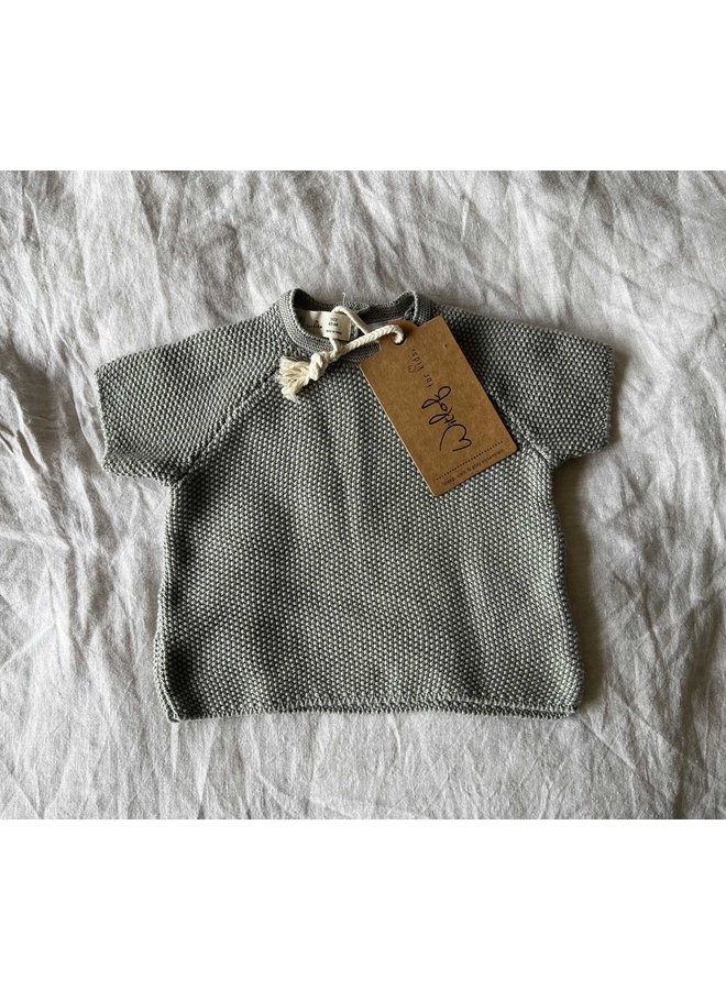 Sweater short sleeves 50/56 Knit Cloudy mint