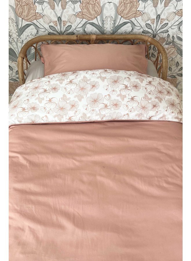 Tuck-Inn® duvet cover 140x200cm (single bed) Flower Powder