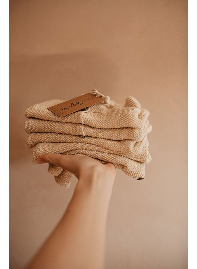 Kurze Hoze 50/56 Gestrickt Vanilla