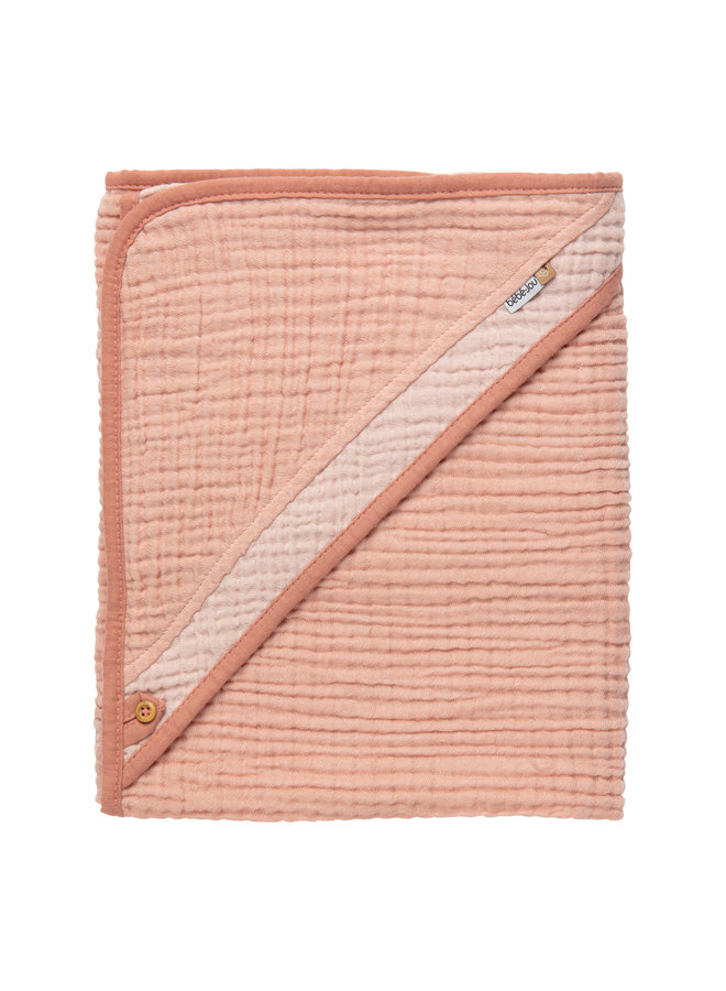 Kapuzentuch Pure Cotton Pink