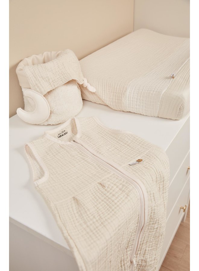 Hydrofiele zomerslaapzak 110 cm Pure Cotton  Sand