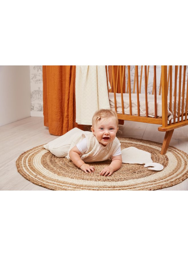Hydrofiele zomerslaapzak 110 cm Pure Cotton  Sand