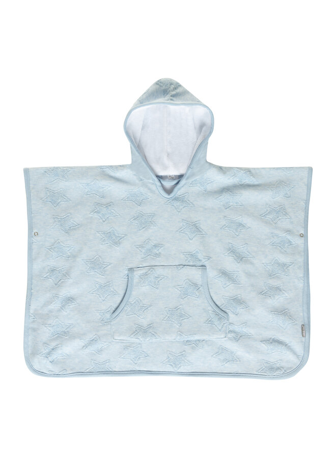 Poncho  Fabulous - frosted blue