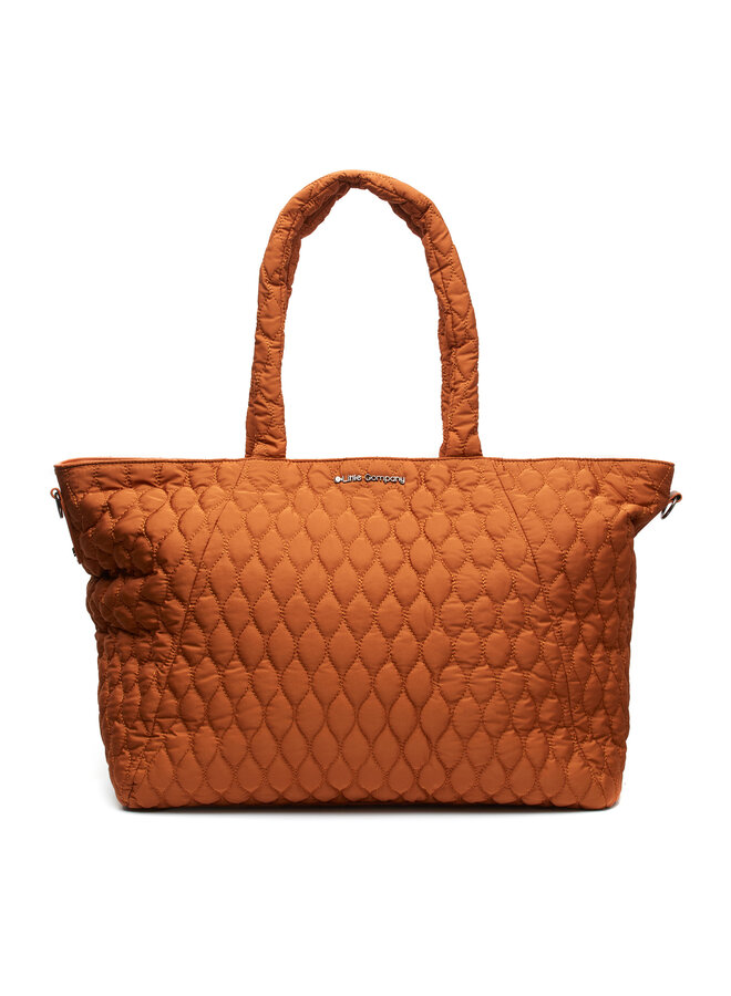 Santos Quilted wickeltasche copper