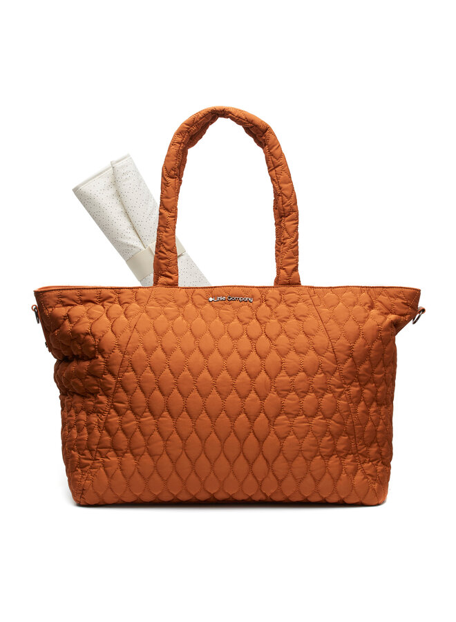 Santos Quilted diaperbag copper