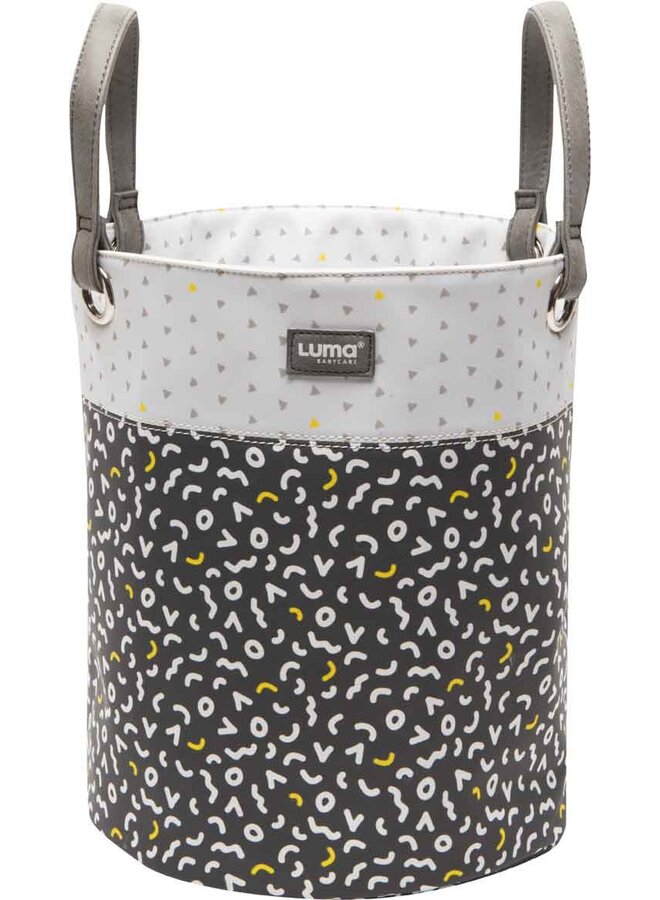 Toy basket medium LUMA Memphis Grey