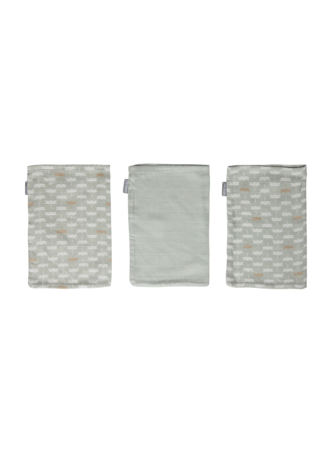 Muslin washmitt 3-pack Riverside