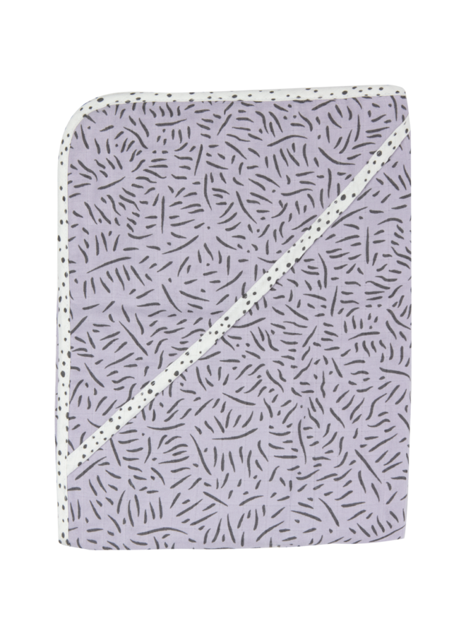 Muslin Bathcape Fabulous Zebra