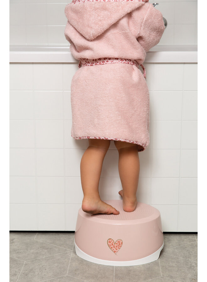 Bathrobe Leopard Pink Witlof for kids