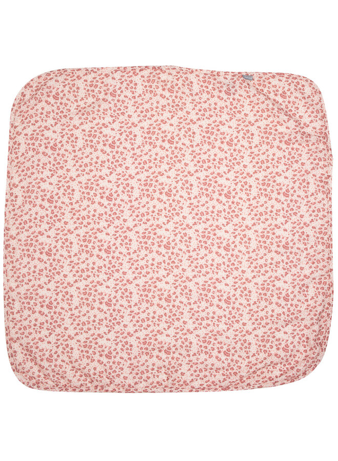 Muslin towel 70x70 cm 3 pcs. Leopard Pink