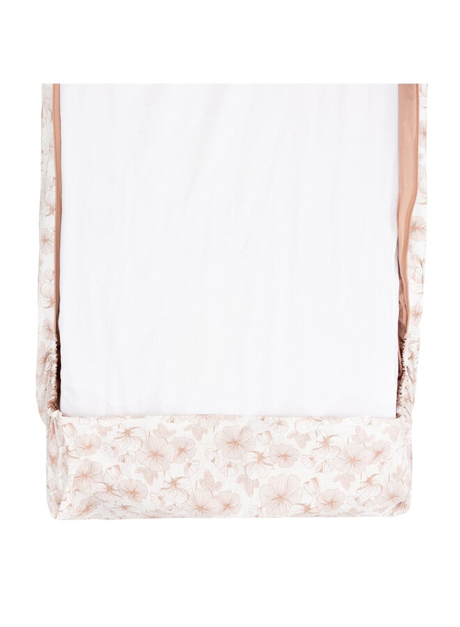 Tuck-Inn® dekbedovertrek 100x135cm (baby) Flower Powder