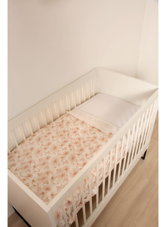 Tuck-Inn bassinet sheet 40x80cm Flower Powder