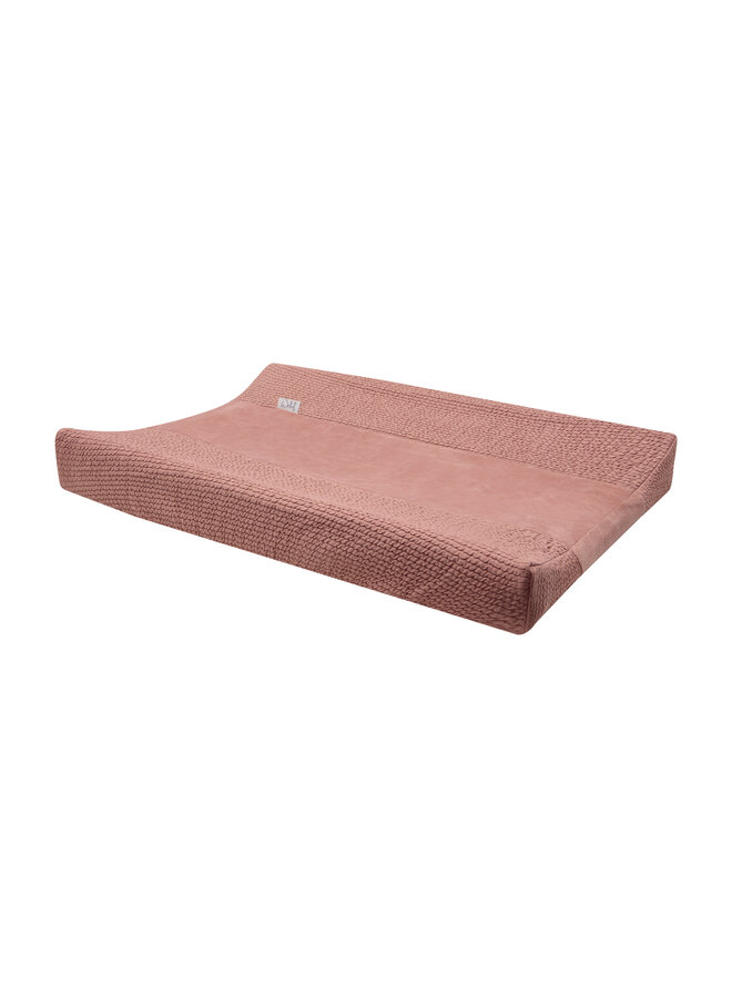Witlof for kids Changing pad cover 70*50cm  Dusty Pink waves