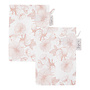 Muslin wash mitt 2 pcs Flower Powder