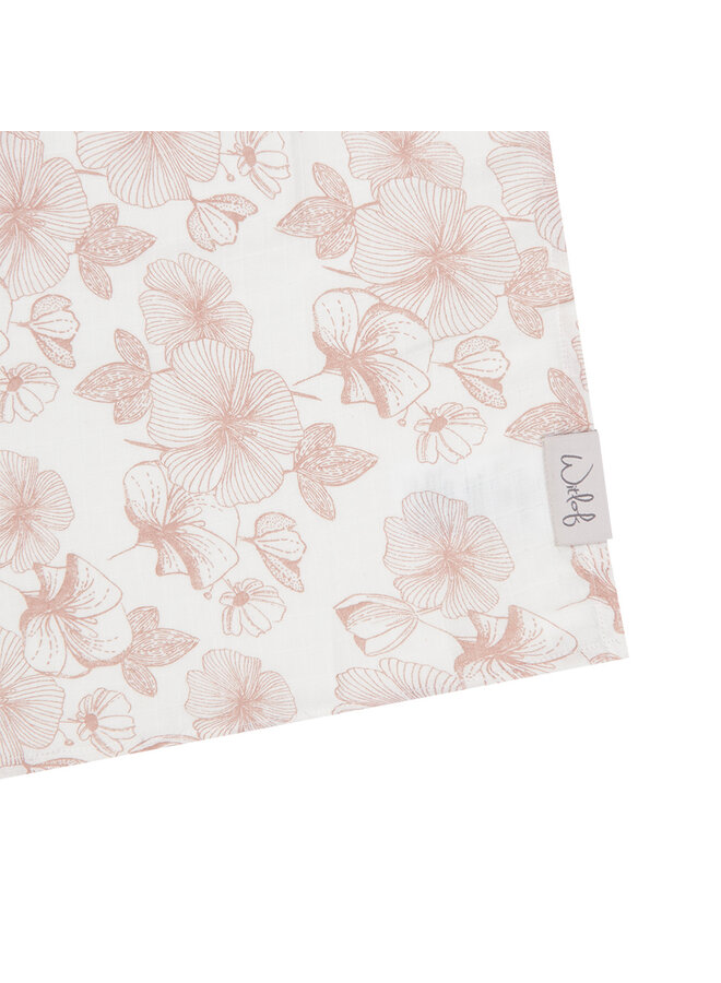 Muslin towel  XL 110*110cm Flower Powder