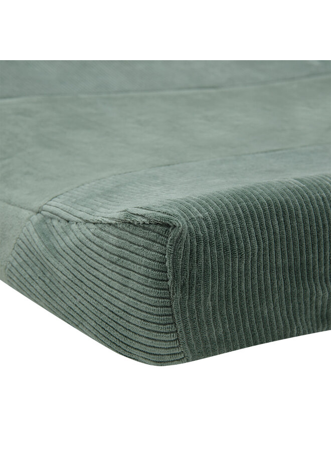 Aankleedkussenhoes 70x50cm Forest Green velvet rib