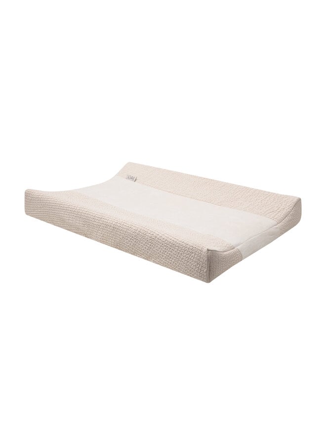 Witlof for kids Changing pad cover 70*50cm Urban Taupe waves