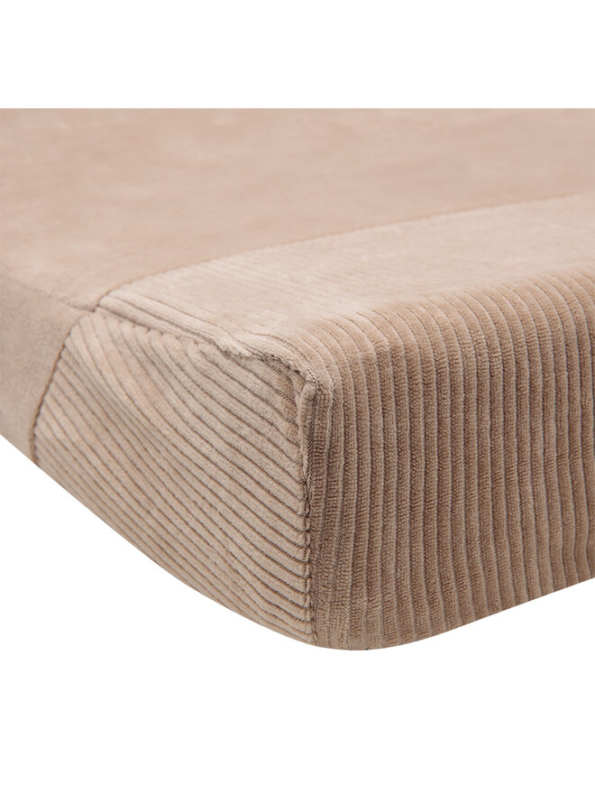 Changing pad cover 70*50cm Urban taupe velvet rib