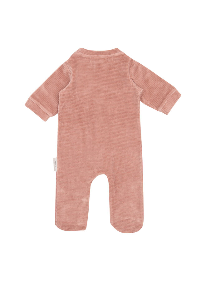 Onesie 50/56 Dusty pink velvet rib